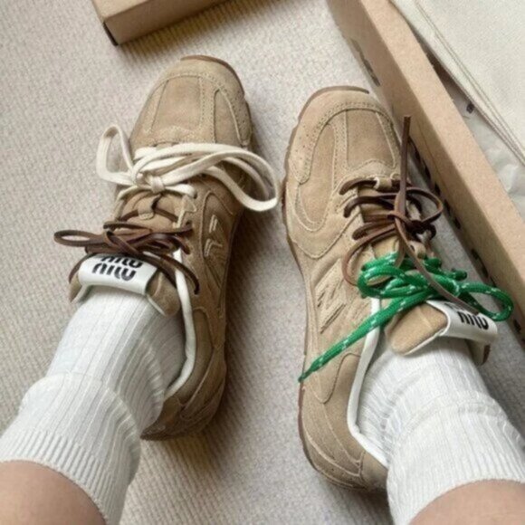 Miu Miu Shoes - ✨✅Miu Miu Brown Sneakers✨✅